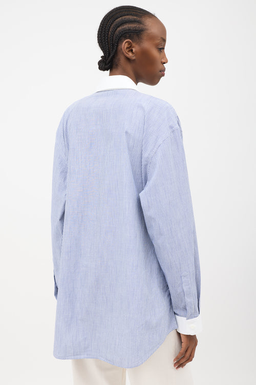Celine Chambray Striped Shirt