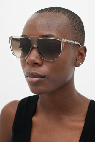 Celine Clear & Black CL41435 Sunglasses