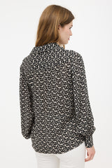 Celine Crepe Floral Blouse