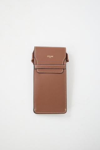 Celine Leather Crossbody Pouch