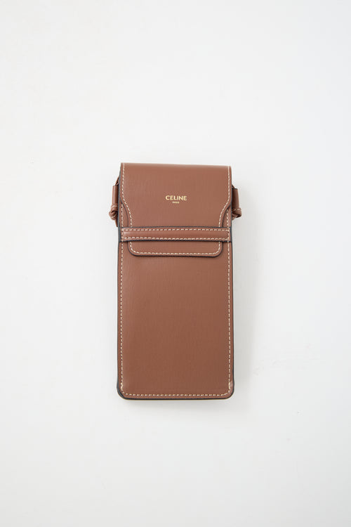 Celine Leather Crossbody Pouch