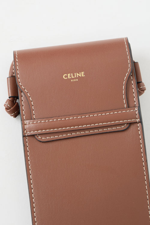 Celine Leather Crossbody Pouch