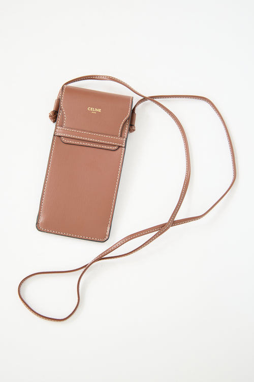 Celine Leather Crossbody Pouch