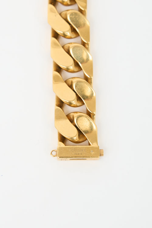 Celine Curb Chain Bracelet