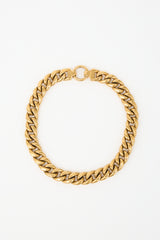 Celine Curb Chain Collar Necklace
