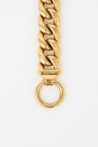 Celine Curb Chain Collar Necklace
