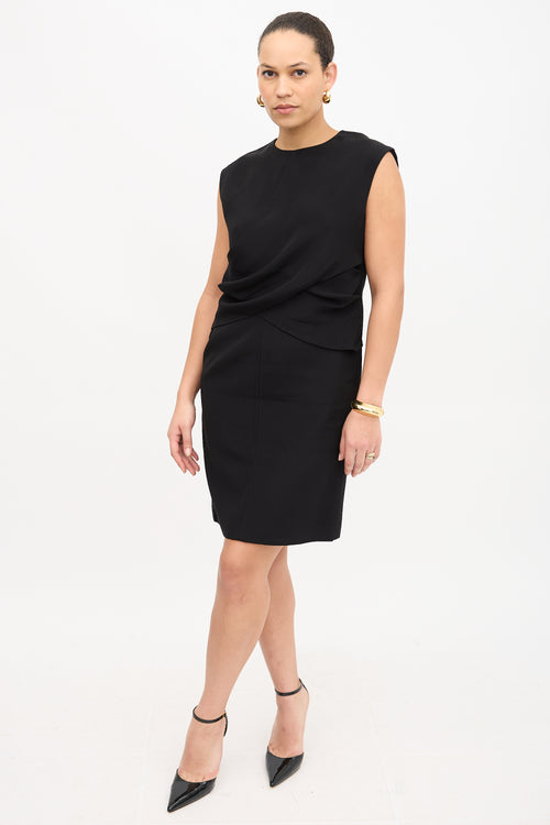 Celine Draped Sheath Dress