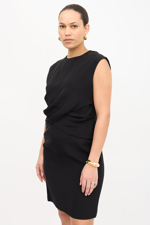 Celine Draped Sheath Dress