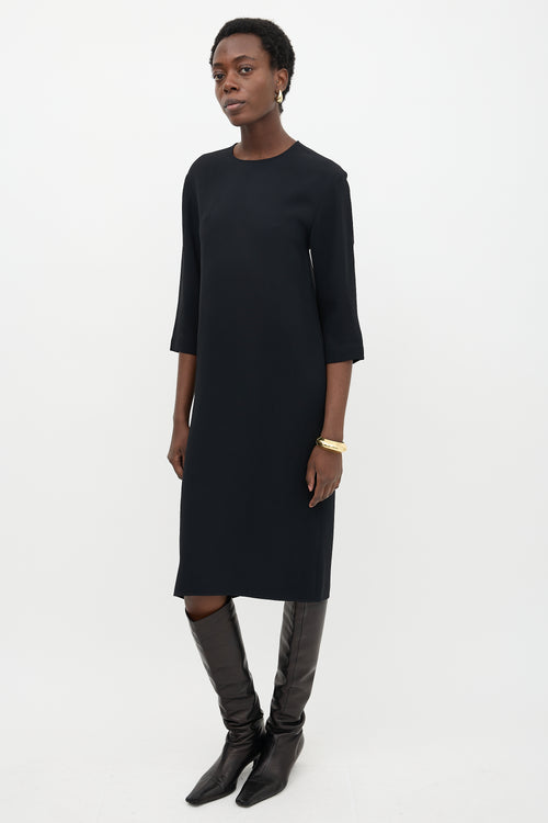 Celine Draped Slit Dress