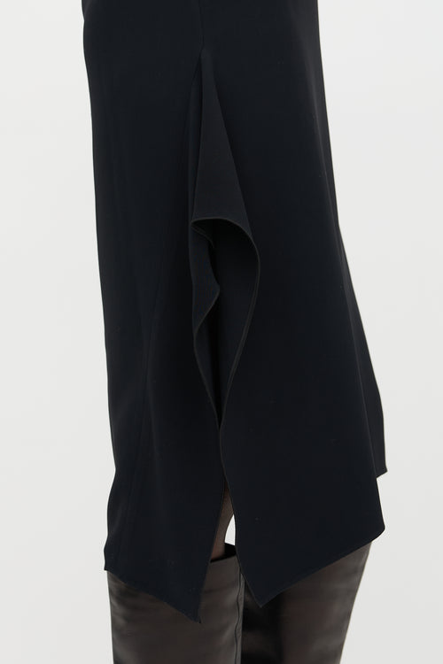 Celine Draped Slit Dress