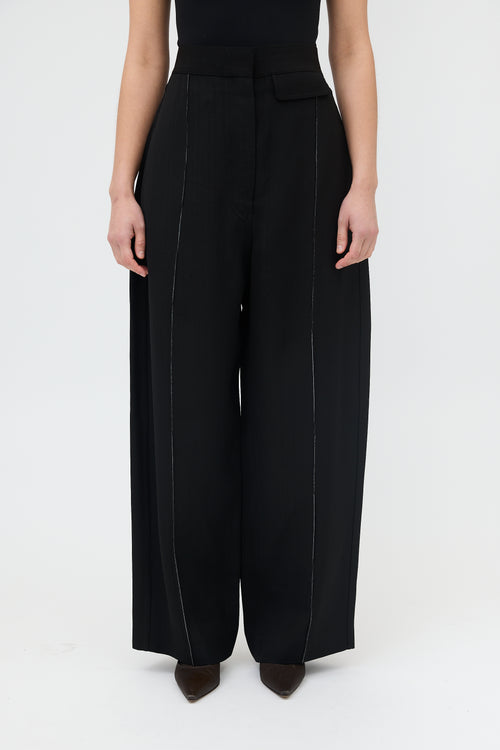 Celine Silk Wide Leg Trouser