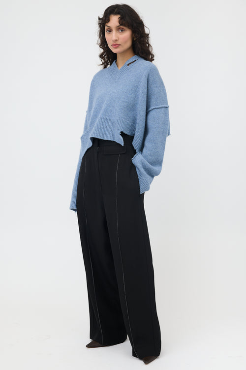 Celine Silk Wide Leg Trouser