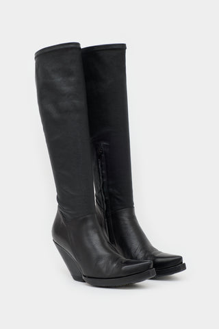 Celine FW 2017 Leather Pointed Boot