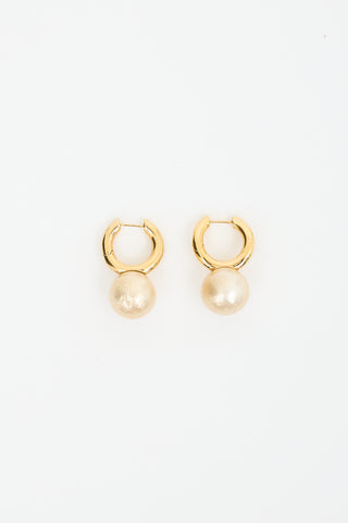 Celine Faux Pearl Drop Earrings