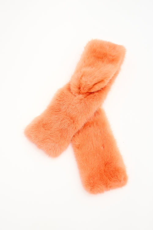 Celine Fur Scarf
