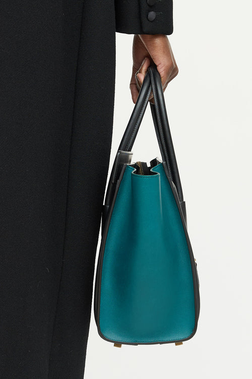 Celine Tri Colour Print Luggage Bag