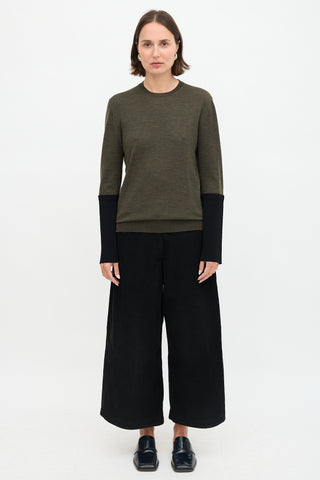 Celine Panel Sleeve Sweater