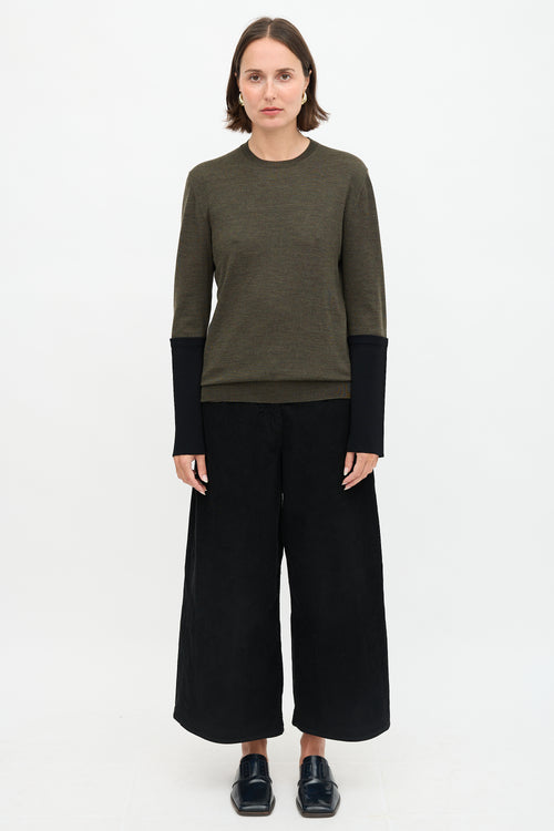 Celine Panel Sleeve Sweater