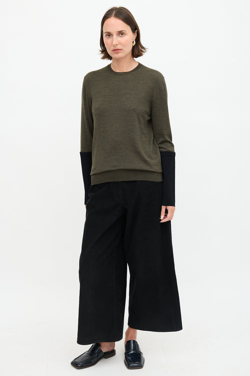 Celine Panel Sleeve Sweater
