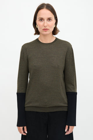 Celine Panel Sleeve Sweater