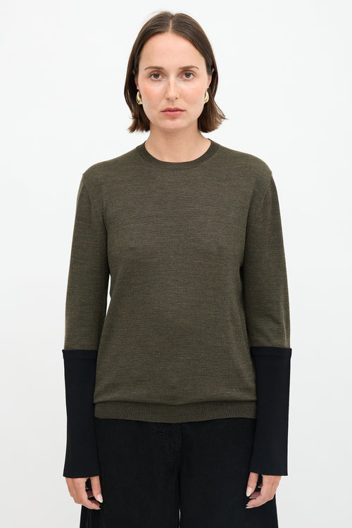 Celine Panel Sleeve Sweater
