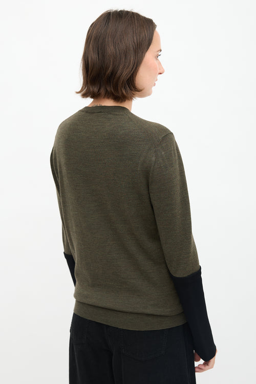 Celine Panel Sleeve Sweater