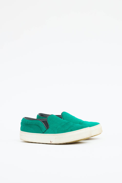 Celine Textured Slip On Sneaker