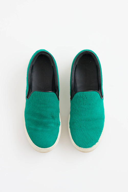 Celine Textured Slip On Sneaker