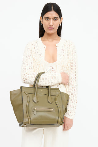 Celine Leather Luggage Bag