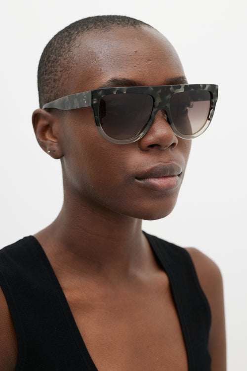 Celine Grey & Black CL400011 Sunglasses