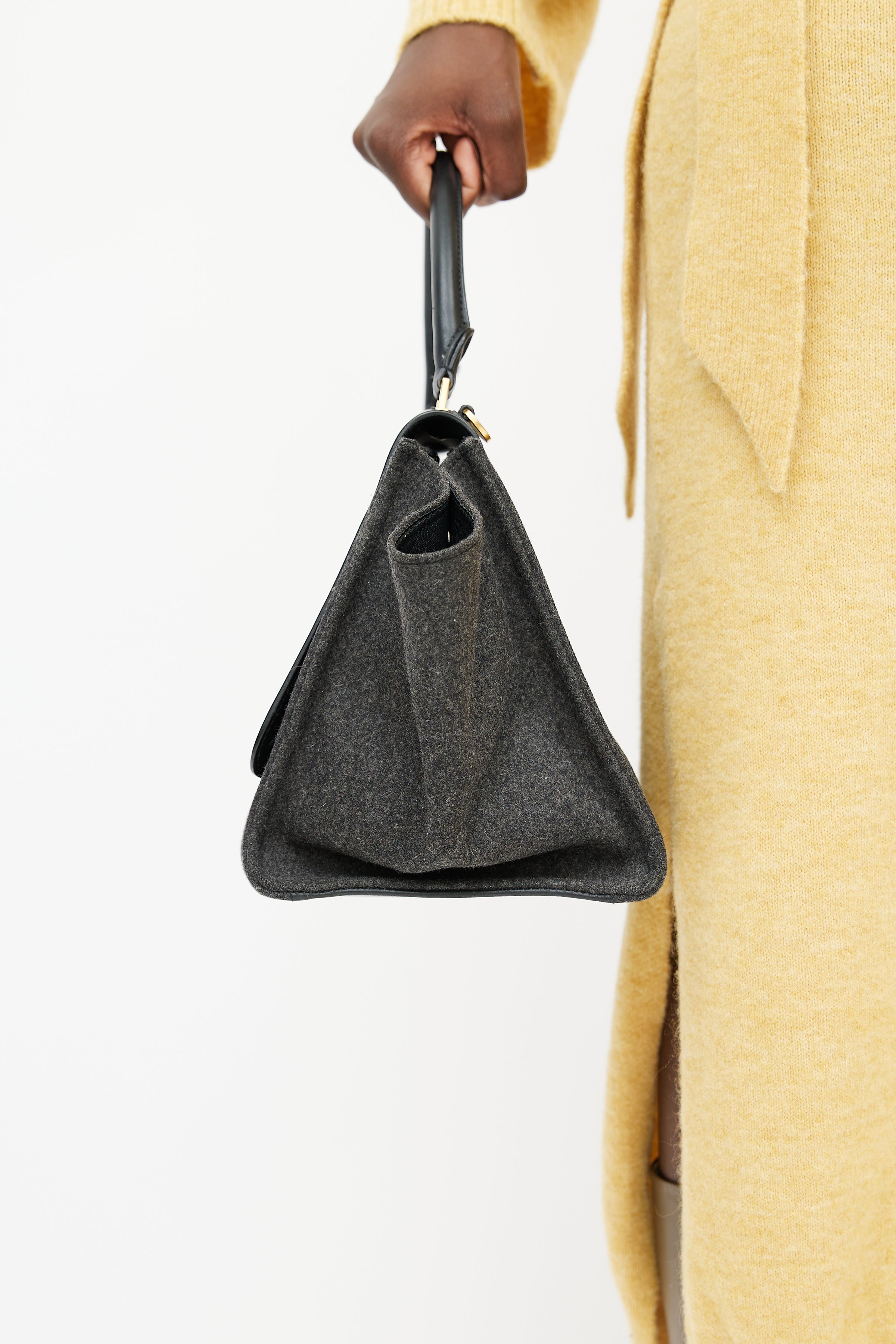 Celine pre-owned black Trapeze shoulder bag