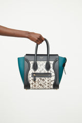 Celine Tri Colour Print Luggage Bag