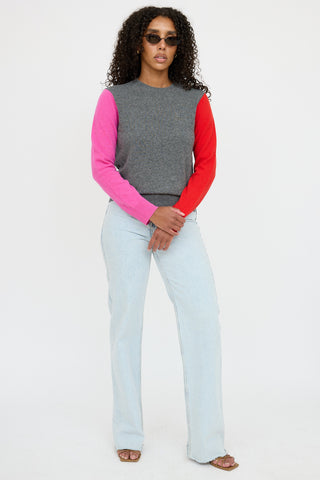 Celine Knit Colorblock Sweater
