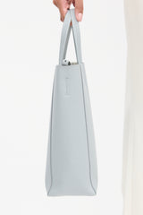 Celine Grey Leather Small Vertical Cabas Crossbody Bag