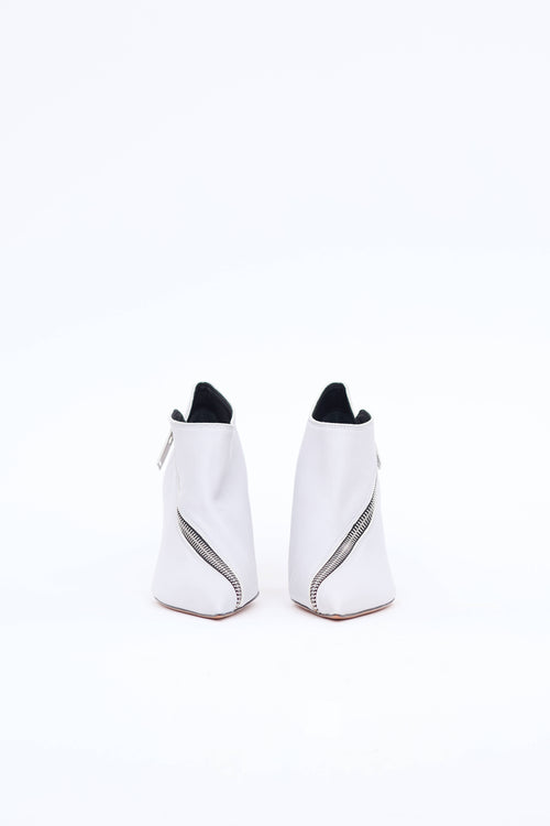 Celine Asymmetrical Zipper Bootie