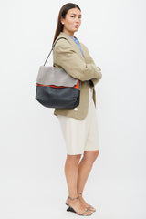 Celine Grey & Multicolour Leather All Soft Bag