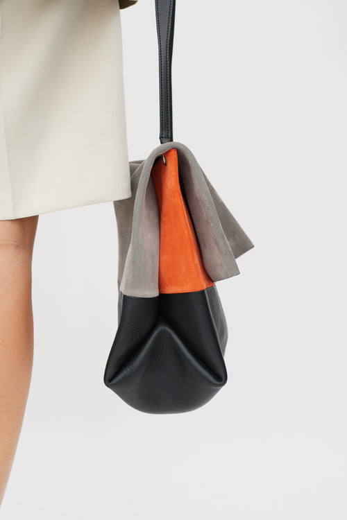 Celine Grey & Multicolour Leather All Soft Bag