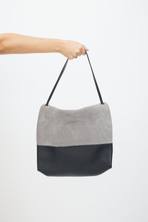 Celine Grey & Multicolour Leather All Soft Bag