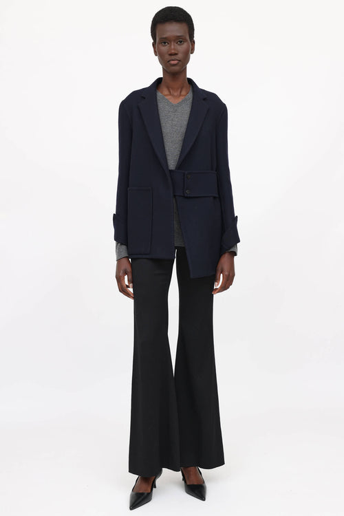Celine Wool Belted Jacket