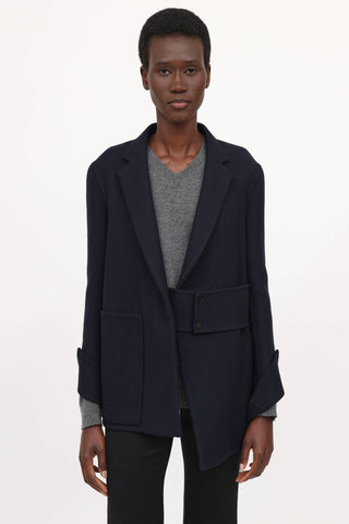 Celine Wool Belted Jacket