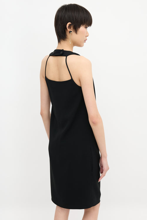 Celine Halter Cowl Dress