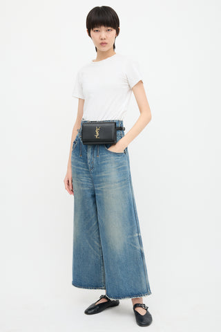 Celine High Waist Culotte Jeans