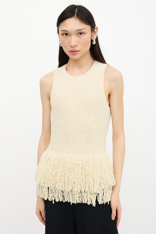 Celine Resort 2015 Knit Fringe Top