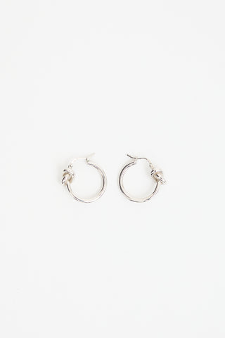 Celine Knotted Hoop Earrings