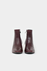 Celine Leather Block Heel Ankle Boot