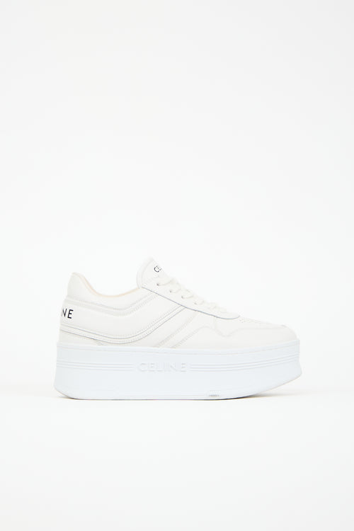 Celine Leather Block Platform Sneaker
