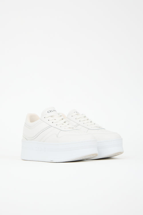 Celine Leather Block Platform Sneaker