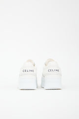 Celine Leather Block Platform Sneaker