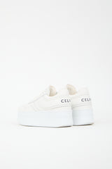Celine Leather Block Platform Sneaker