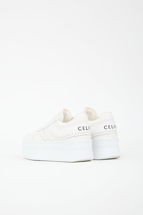 Celine Leather Block Platform Sneaker